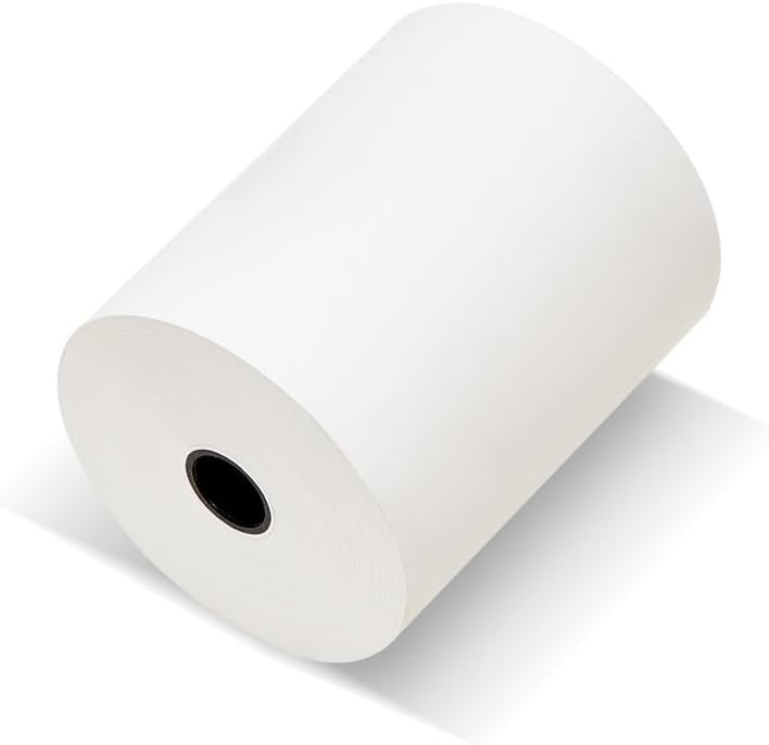 (50 Rolls) 3 1/8 x 230 Thermal Paper Receipt Rolls (55 GSM - Honeycomb Core) Fits All POS Cash Registers Printers, Clover Square Stations, Star Micronics SCP700, TSP100 BPA Free Paper of America