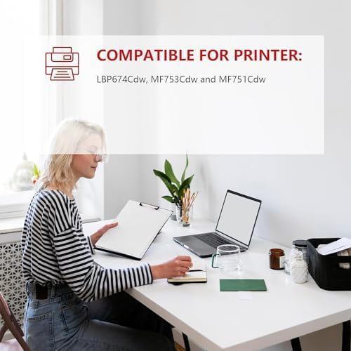 069 069H Toner Cartridge Set (4-Pack, Black Cyan Magenta Yellow) - Loment Compatible 069 High Capacity Toner Replacement for 069 Toner LBP674Cdw MF753Cdw MF751Cdw Printer