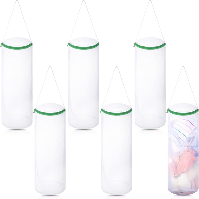 Socks Mesh Wash Bag Hanging Mesh Laundry Bag by Boao