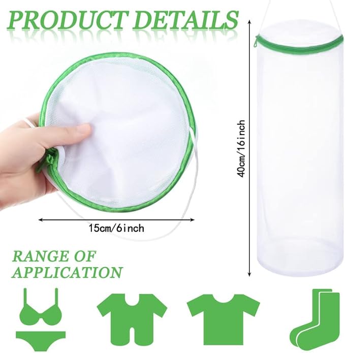 Socks Mesh Wash Bag Hanging Mesh Laundry Bag - Image 3