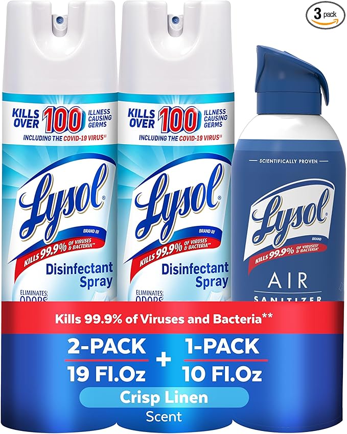 Lysol Bundle containing x2 Lysol Disinfectant Spray by Lysol