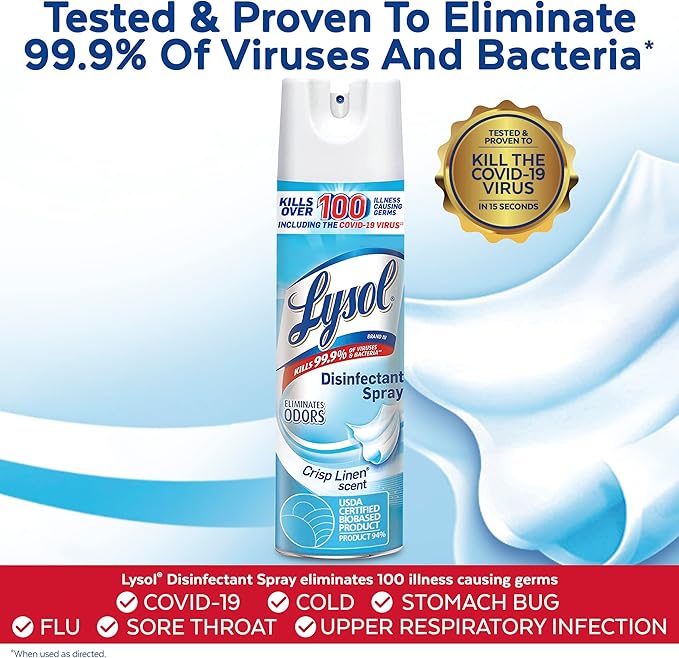 Lysol Bundle containing x2 Lysol Disinfectant Spray - Image 4